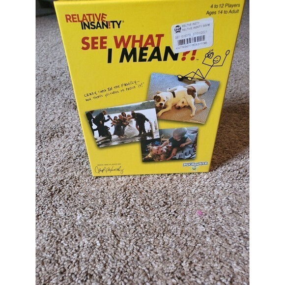 Relative Insanity See What I Mean -‎ Hilarious Party Game Jeff Foxworthy 14+ - Picture 1 of 4